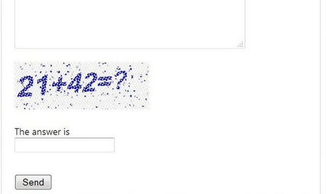 Пример логической капчи