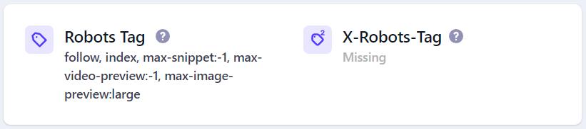 Просмотр x-robots-tag в плагине Detailed SEO Extension