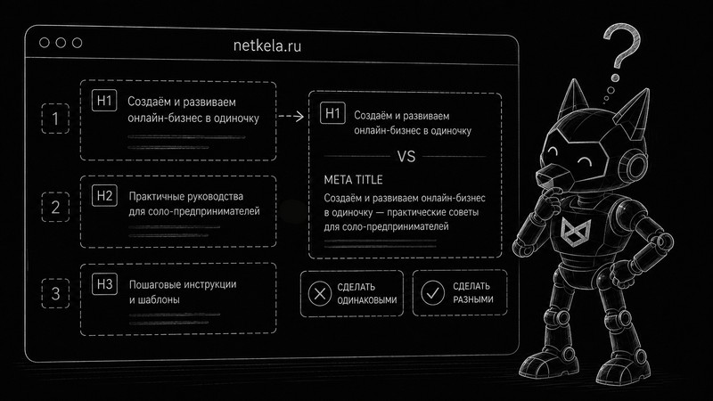 Title и H1 делать одинаковыми или разными