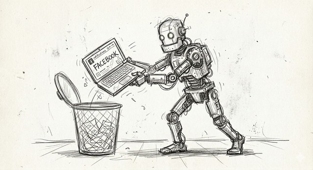 Удаление группы в Facebook